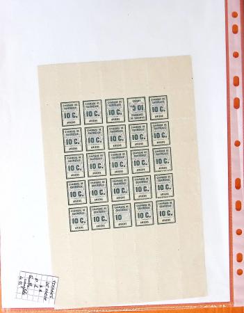 1860-1945, Petit ensemble sur plaquettes comprenant