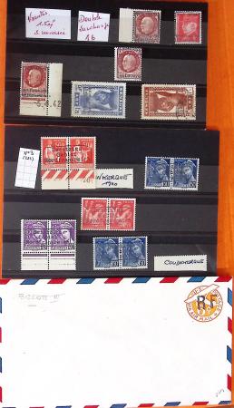 1860-1945, Petit ensemble sur plaquettes comprenant