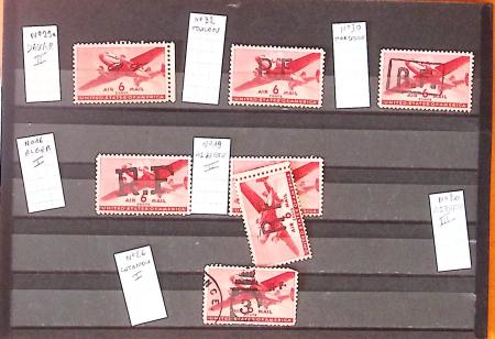 1860-1945, Petit ensemble sur plaquettes comprenant