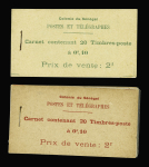 Carnet de 40 timbres 10c Lagune Ebrié (n°C44), agrafe