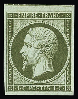 N°11a 1c bronze, voisin, neuf * (très légère), TB