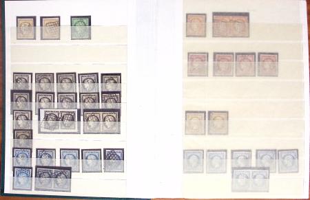 1849-1900, Belle collection de timbres classiques de