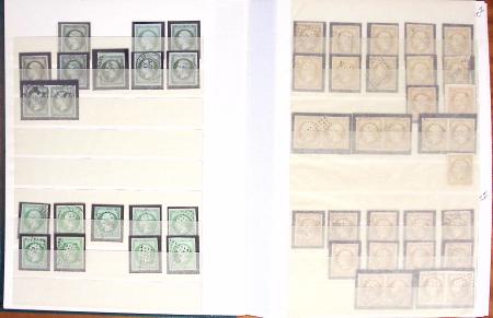 1849-1900, Belle collection de timbres classiques de