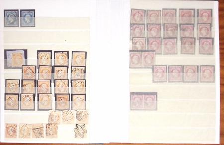 1849-1900, Belle collection de timbres classiques de