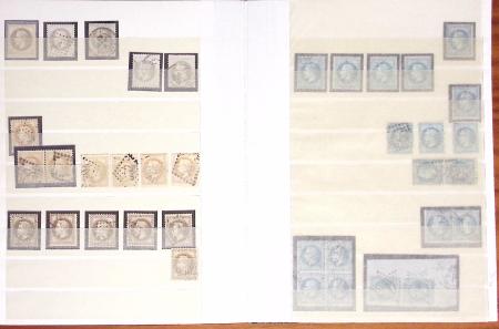 1849-1900, Belle collection de timbres classiques de