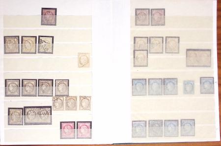 1849-1900, Belle collection de timbres classiques de