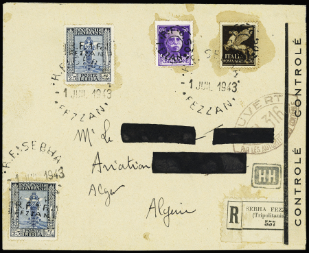 POSTE AERIENNE N°3 + Poste n°18 +19 (x2) sur enveloppe