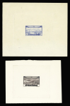 POSTE AERIENNE N°34 et 37 : 7 épreuves de couleur ou
