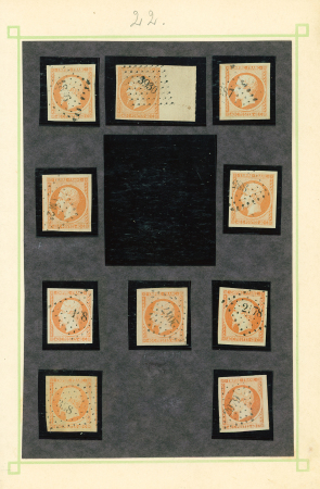N°16 Sélection de 38 timbres dont bord de feuille,