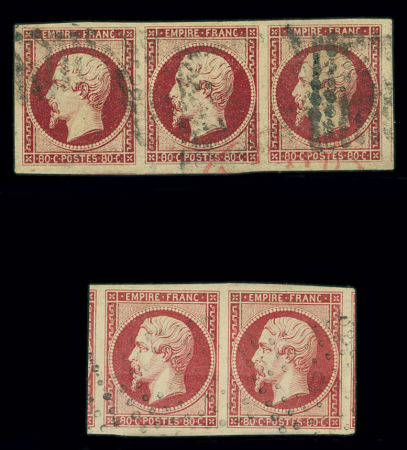N°17A, bande de trois, voisin à droite, plus n°17B