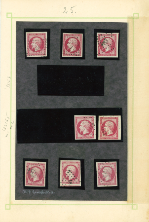 N°17 Sélection de 33 timbres dont bord de feuille,
