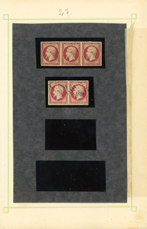 N°17 Sélection de 33 timbres dont bord de feuille,