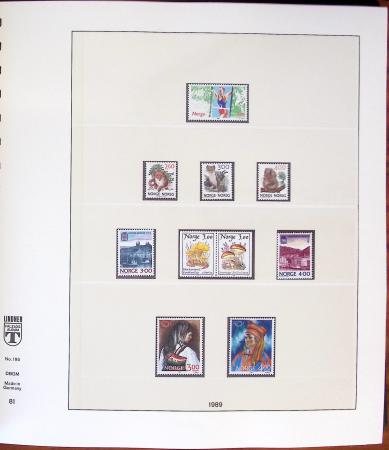 1989-2006 Never hinged collection of Norway in two