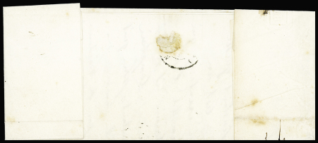 Cursive "17 Blet" (Cher) + grille sur n°4 25c bleu