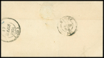 N°10 25c bleu obl. PC 894 sur lettre de Cluny, Saône-et-Loire,