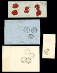 N°14 Sélection de 4 lettres : bande de trois en chargé