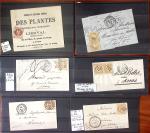 Sélection de 20 lettres avec Empire Lauré, toutes TTB/SUP,