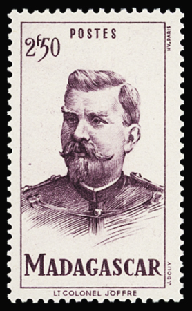 N°309F 2f50 mauve (non répertorié), Joffre, non émis,