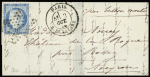 L'ARMAND BARBES N°37 (ld) obl. étoile sur lettre par