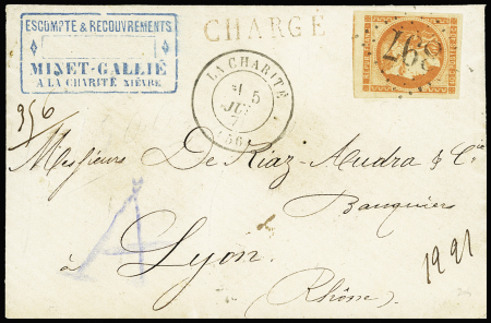 N°48 40c orange, avec voisin, obl. GC 897 sur lettre