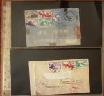 Lot de 5 lettres, le bloc de l'Ours, la série Borodino