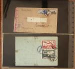 Lot de 5 lettres, le bloc de l'Ours, la série Borodino