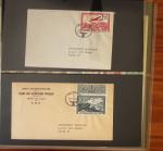 Lot de 5 lettres, le bloc de l'Ours, la série Borodino