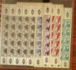 Lot de 5 lettres, le bloc de l'Ours, la série Borodino