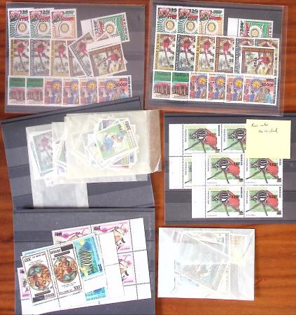 1986-2005, Jolie collection de timbres surchargés localement