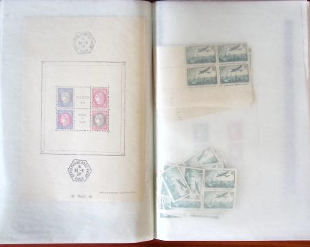 1935-1949, Solide stock de blocs-feuillets (1, 2, 3,
