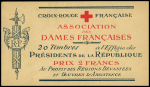 Carnet de la Croix-Rouge française de 20 vignettes des présidents de la République française. TB