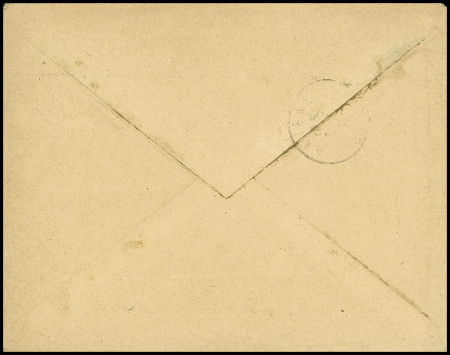 Lettre en franchise avec CAD "Beauval Somme" (1915) + cachet violet avec déesse assise "Prévôté 3e armée britannique - Le Prévôt". TB