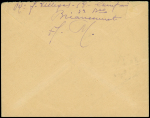 FM n°10 OBL CAD pointillé "Briançonnet Alpes Mmes" (6.10.39) sur lettre avec cachet violet à déesse assise "141e régiment d'infanterie - le commandant du détachement". TB