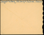 Lettre en franchise avec CAD "Saleux Somme" (1940) + cachet violet "4e Bon TE le commandement de détachement" (TE : travailleurs espagnols). TB