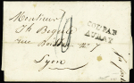 MORBIHAN MP "Col par Avray" (1825 - Salles n°9), ind