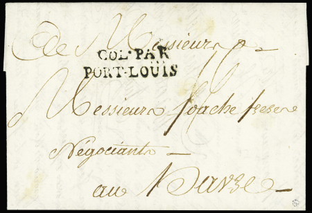 MP "Col par Port-Louis" (1788 - L n°11), ind 21. TB