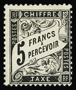 N°24 5f noir, neuf *, TB
