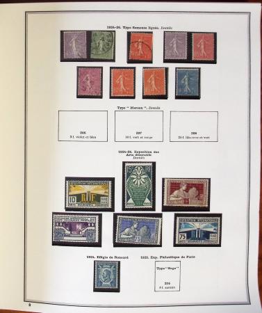 1849-2002, Collection en 5 classeurs, neuf à partir