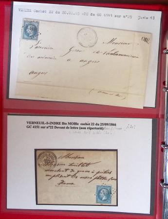 1715-1873, INDRE-ET-LOIRE: Joli ensemble de lettres
