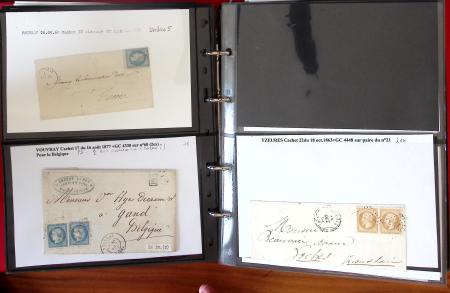 1715-1873, INDRE-ET-LOIRE: Joli ensemble de lettres