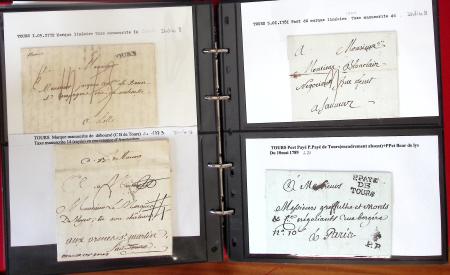 1715-1873, INDRE-ET-LOIRE: Joli ensemble de lettres