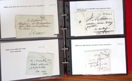 1715-1873, INDRE-ET-LOIRE: Joli ensemble de lettres