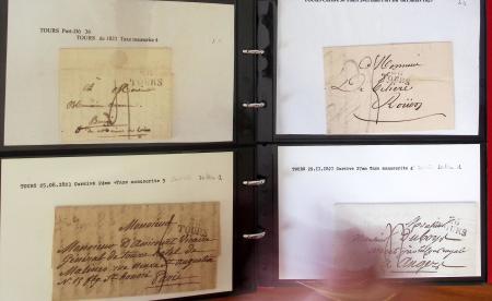 1715-1873, INDRE-ET-LOIRE: Joli ensemble de lettres