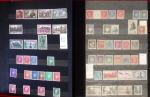 1940-1955, Collection en 2 classeurs, dont carnets