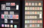 1940-1955, Collection en 2 classeurs, dont carnets