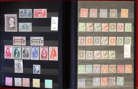 1940-1955, Collection en 2 classeurs, dont carnets