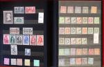1940-1955, Collection en 2 classeurs, dont carnets