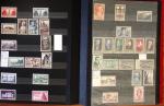 1940-1955, Collection en 2 classeurs, dont carnets