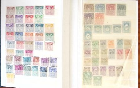 1940-1955, Collection en 2 classeurs, dont carnets