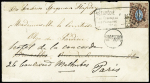 Rare marque d'échange REEXPEDIE TAXE ETRANGÈRE F40